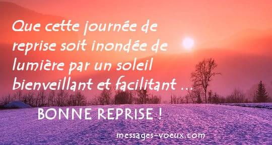 Message Originaux Pour Souhaiter Une Bonne Reprise Et Bon