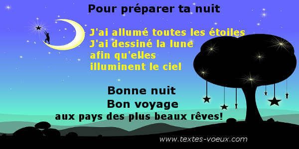 Messages de Bonne Nuit originaux & romantiques