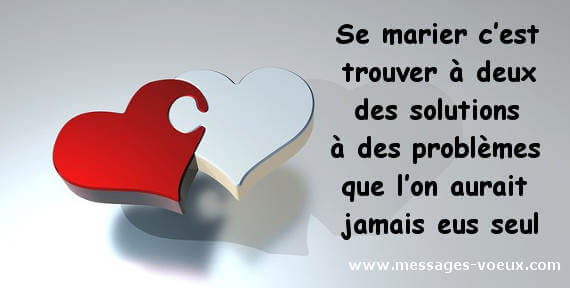 Belles phrases pour mariage