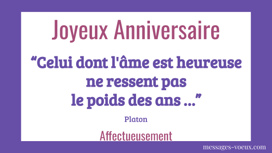 Jolie phrase pour souhaiter un joyeux anniversaire avec tendresse