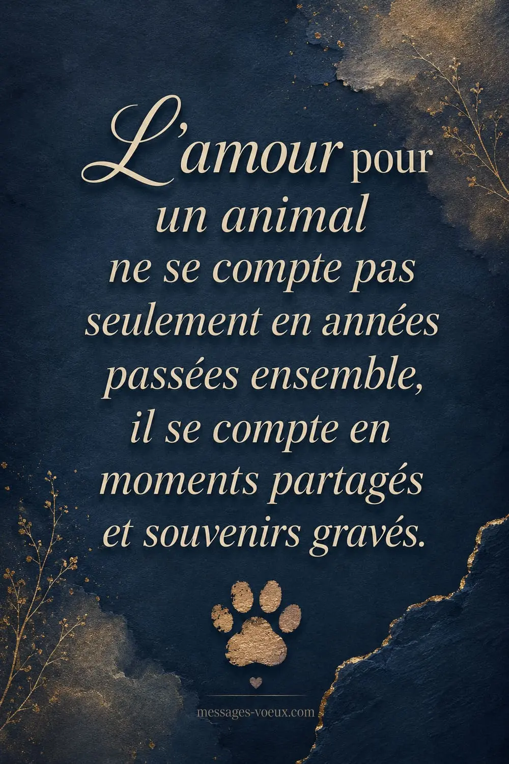 10 messages de condoléances pour la perte d'un animal de compagnie