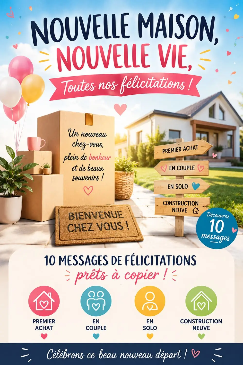 Idées de messages pour féliciter un achat immobilier 10 messages pour féliciter un achat immobilier ou une nouvelle maison
