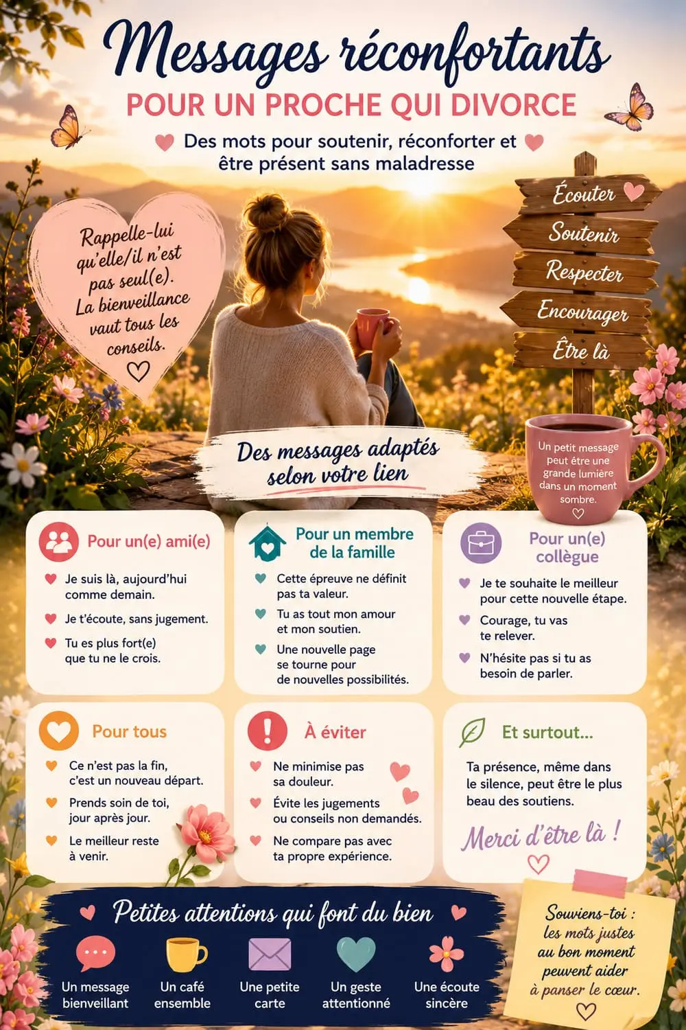8 messages de soutien à envoyer à un ami qui divorce