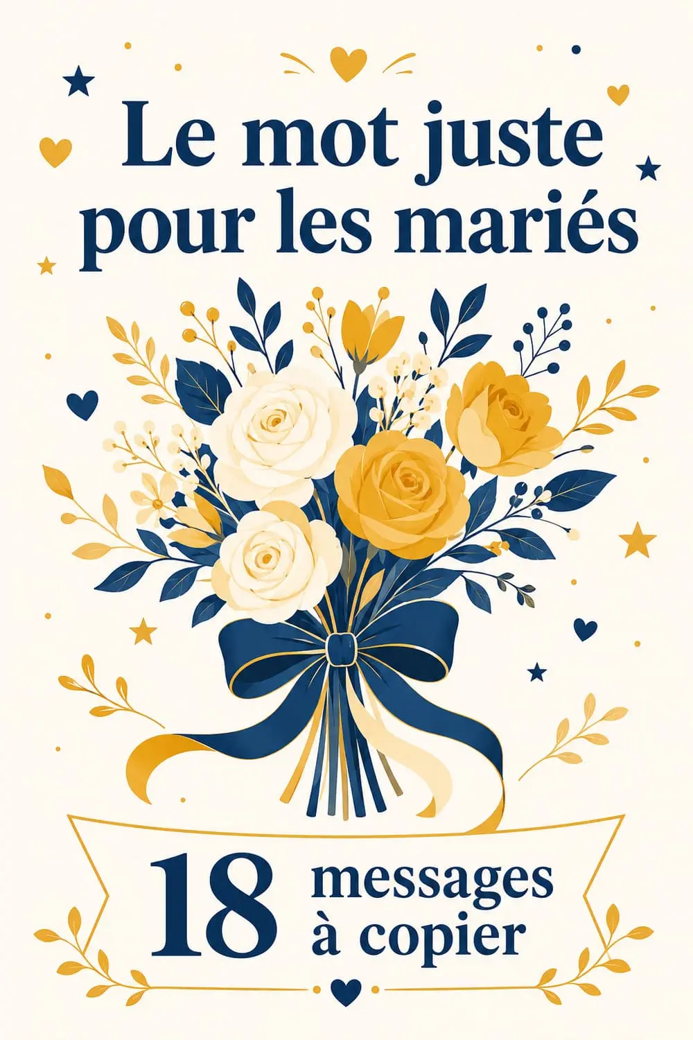 Épingler : 18 messages de félicitations pour un mariage à copier