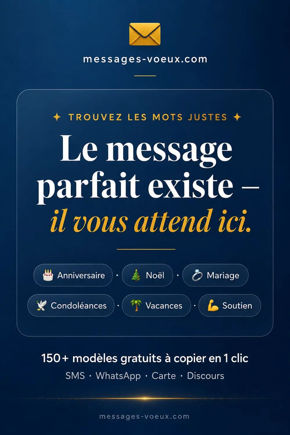 200 modèles de messages et vœux gratuits à copier pour toutes les occasions